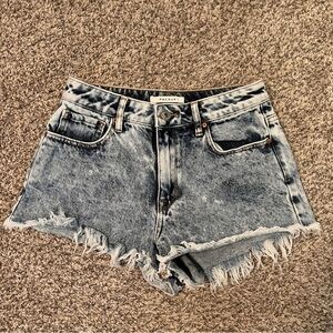 PacSun High Rise Festival Jean Shorts Size 26